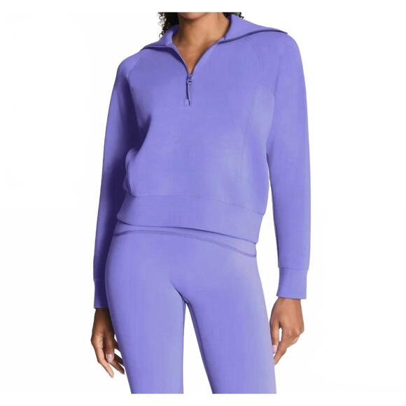 SPANX Tops - NEW SPANX airessentials half zip top in amethyst